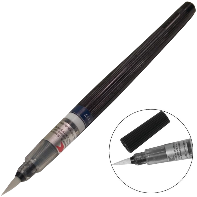 Color Brush Pen - Black - XGFL-101X image 3