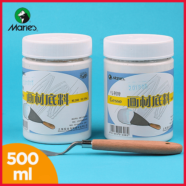 Maries White Gesso 500ml image 3