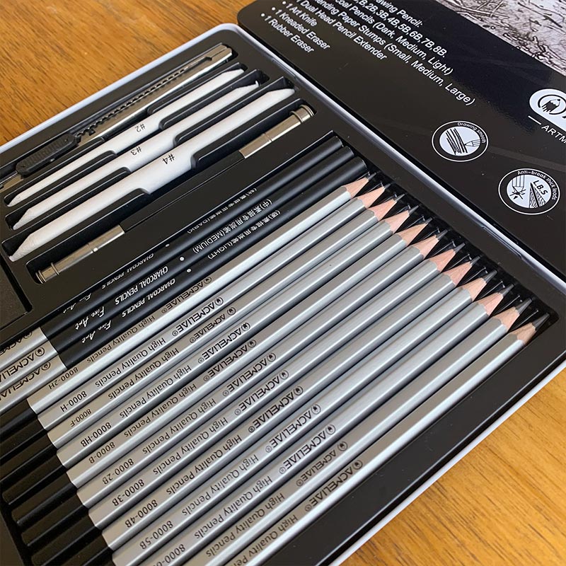 Acmeliae Premium Sketching And Drawing Art Set 22pc  image 3