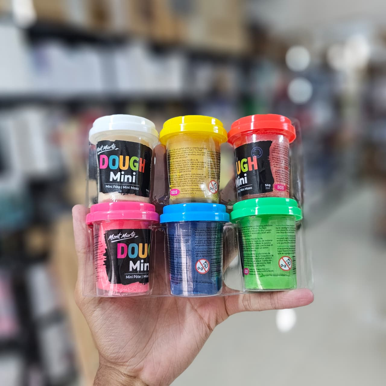 Mont Marte Dough Mini Set 6pc x 56g (2oz) image 2