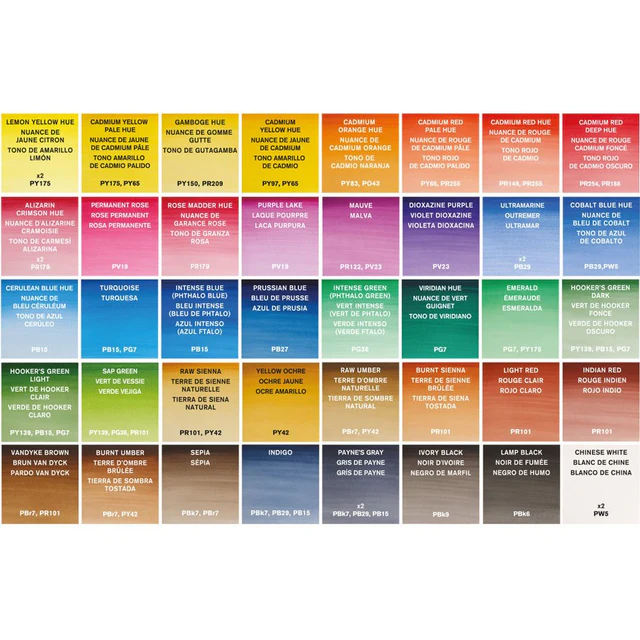 Winsor Newton Cotman Watercolour Set Half Pan Studio Set - 45 Half Pans image 7