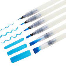 Keep Smiling water brush pen Set 6pcs image 2
